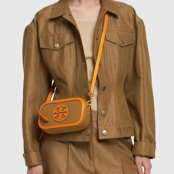 Tory Burch Miller Canvas Mini Crossbody Bag - Picture 4 of 9